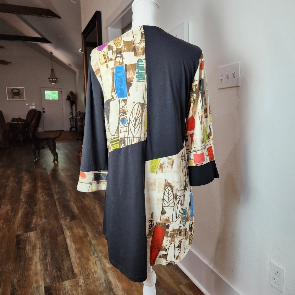 Parsley & Sage Boho Vibe Mixed Print And Solid Lo… - image 7